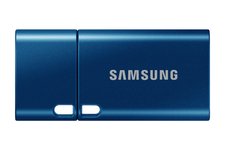 USB raktas SAMSUNG TYPE-C 128GB, iki 400MB/s, USB 3.1, mėlynas, MUF-128DA/APC