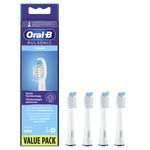 Dantų šepetėlio antgaliai ORAL-B Pulsonic Regular, balti 4vnt.