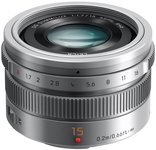 Panasonic Leica DG Summilux 15mm f/1.7 ASPH, silver