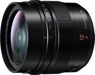 Panasonic Leica DG Summilux 12mm f/1.4 ASPH. lens, black