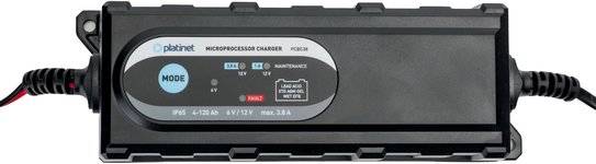 Platinet car battery charger Universal 3.8A 6/12V