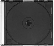 CD/DVD dėklas Omega 44843 Slim PL, black (44843)