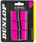 Padel raketės apvija OVERGRIP DUNLOP TOUR PRO 3-blister pink