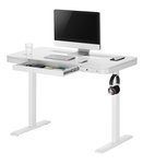 Reguliuojamo aukščio stalas Up Up Balder II Baltas