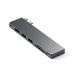 Jungčių stotelė Satechi USB-C Pro Hub Slim - Space grey