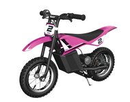 Vaikiškas elektrinis motociklas Razor Dirt Rocket MX125 Pink