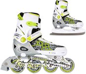 Riedučiai-pačiūžos reguliuojamo dydžio Worker Naare 2in1