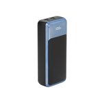 Išorinė baterija RIVACASE VA1080, 30000 mAh QC/PD 65W su LCD, 2x USB A, 2x USB C, juoda