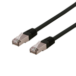 Kabelis DELTACO S/FTP Cat6, 15m, 250MHz, juodas / SFTP-615SH