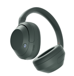 Ausinės SONY ULT Wear ant ausų, belaidės, pilkšvai žalios