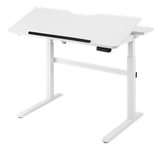 Reguliuojamo aukščio stalas su pakreipiamu stalviršiu ir LED valdymo skydeliu DELTACO / DELO-0100