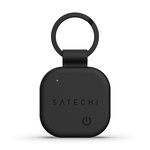 Satechi FindAll Vegan Leather Keychain with Built-in Apple Find My Function and Wireless Charging