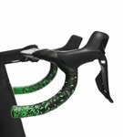 SUPACAZ Super Sticky Kush - Star Fade - Neon Green + Black Plugs vairo juosta su kištukais