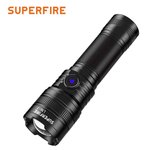 Žibintuvėlis Superfire L16-T, 890lm, 15W, fokusuojamas, įkraunamas USB C, 18650 3400mAh,IP43