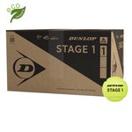 Teniso kamuol. DUNLOP STAGE 1 GREEN 72-box ITF
