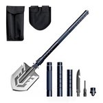 Wozinsky WSS-211 survival bushcraft shovel multifunctional knife breaker flint whistle harpoon