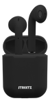 Ausinės STREETZ TWS-0003, belaidės, į ausis, Bluetooth 5, juodos
