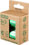Elementai DELTACO D (LR20), 1,5 V, 2 vnt. / ULT-LR20-2P