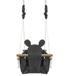 Vaikiškos sūpuoklės su mediniu rėmu Frame Ecotoys Mouse