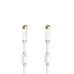 Hama 00205251 SAT Connection Cable, F-Plug - F-Plug, Gold-Plated 1.5m 100dB