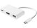 Adapteris DELTACO USB-C to HDMI and USB-A, USB-C portas energijos perdavimui 3.0, 3840x2160