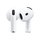 Ausinės APPLE AirPods 4, belaidės, baltos