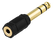 Adapteris DELTACO garso, 6.3mm M-3.5mm F stereo / AD-1-K / 00180001