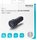 Automobilinis įkroviklis DELTACO 12/24V, 1xUSB-C, PD 18 W, 1xUSB-A, 18 W, 36W, juodas / USBC-CAR122