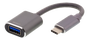 Adapteris DELTACO USB-C 3.1 į USB-A, Pilkas / USBC-1279