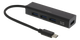 Adapteris DELTACO 4xUSB-A, juodas / USBC-HUB12