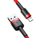 Kabelis BASEUS cafule USB For lightning 2.4A 0.5M Red+Red