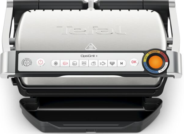 Grilis TEFAL GC718D10 OPTIGRILL UPGRADE + TONG SUS