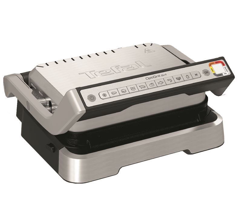 Grilis TEFAL OptiGrill 2in1 INOX GC772D