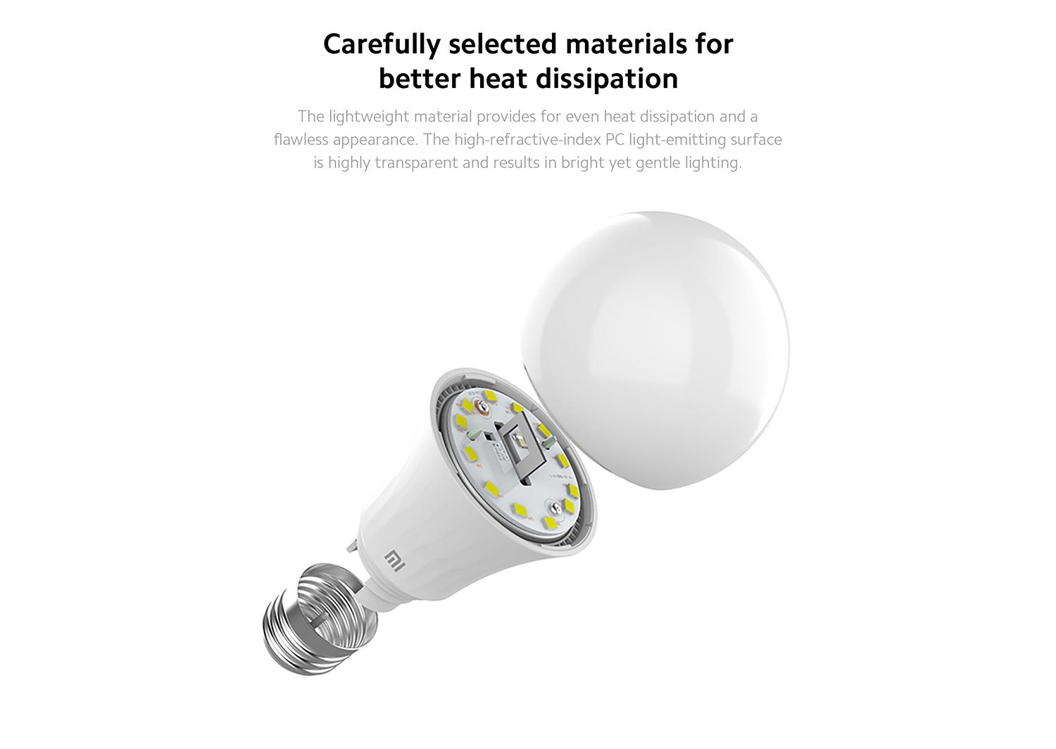 lemputė XIAOMI Mi Smart LED Bulb