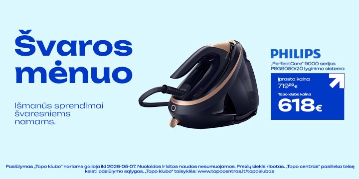 Philips „PerfectCare“ 9000 serijos PSG9050/20 lyginimo sistema