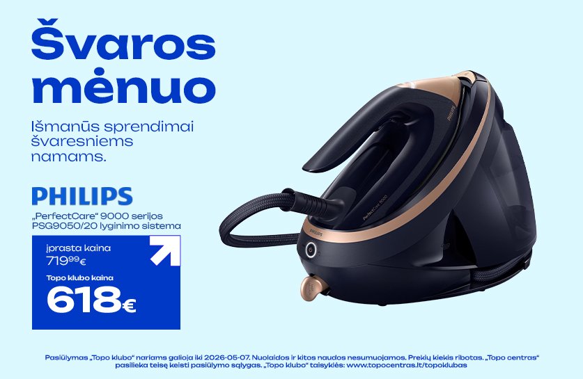 Philips „PerfectCare“ 9000 serijos PSG9050/20 lyginimo sistema