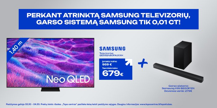 Televizorius Samsung QE55QN80FAUXXH