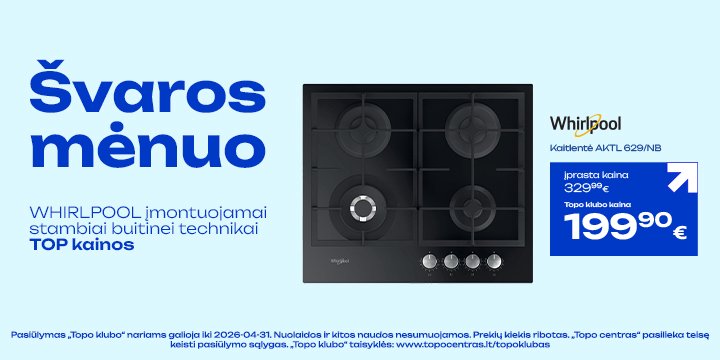 Kaitlentė WHIRLPOOL AKTL 629/NB