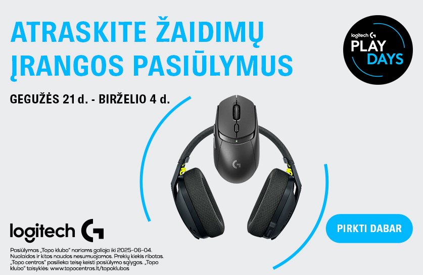 LOGITECH žaidimų dienos!