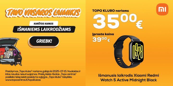 Tavo vasaros laimikis! | Išmanieji laikrodžiai