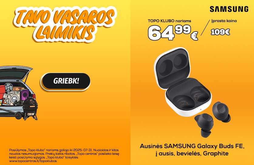 Ausinės SAMSUNG Galaxy Buds FE