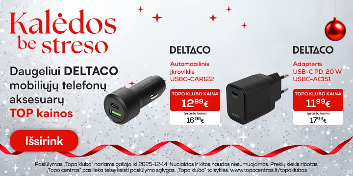 Daugeliui Deltaco telefonų aksesuarų TOP kainos