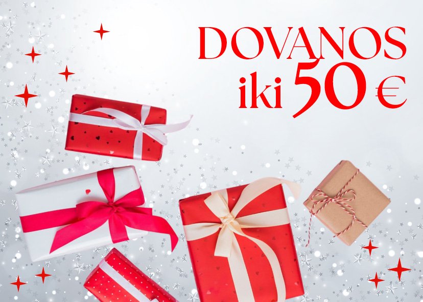 Dovanų idėjos iki 50 Eur