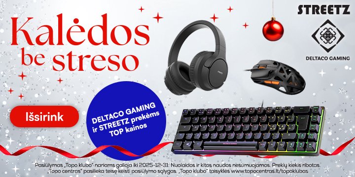 Deltaco Gaming ir Streetz prekėms TOP kainos