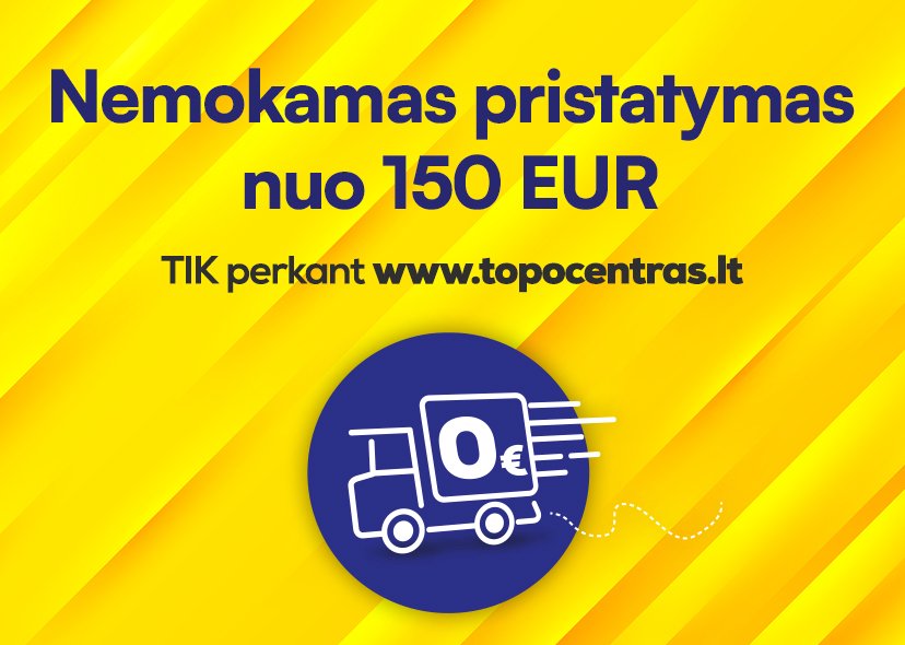 Nemokamas pristatymas nuo 150 Eur