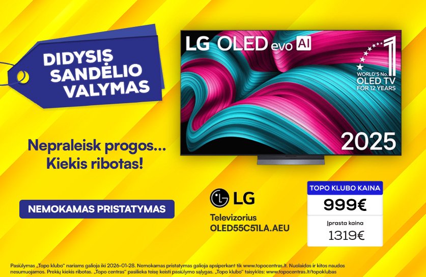 Televizorius LG OLED55C51LA.AEU