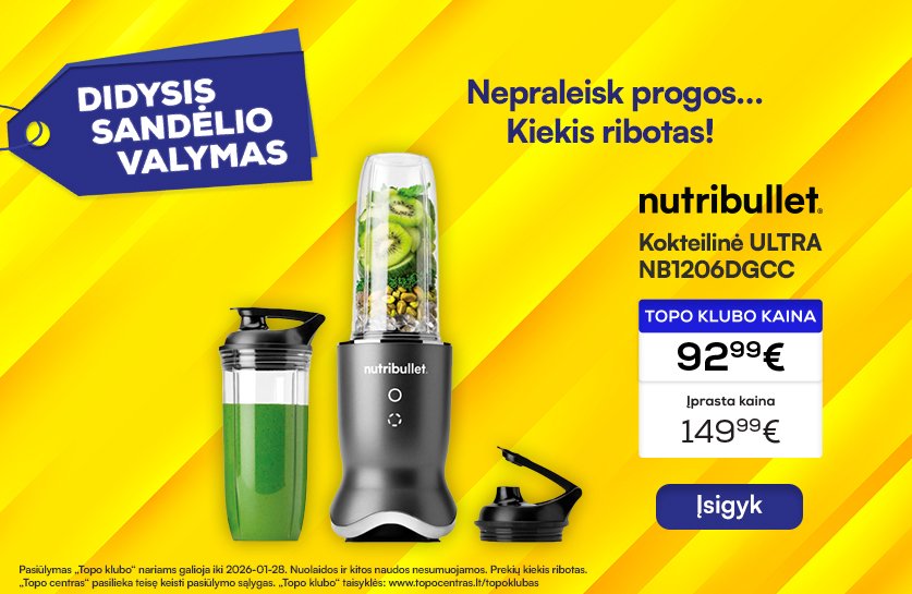 Kokteilinė NUTRIBULLET ULTRA NB1206DGCC