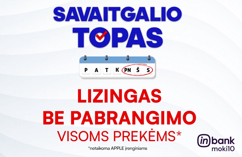Lizingas be pabrangimo