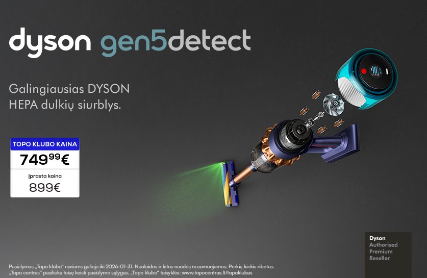 Dyson Gen5detect Absolute belaidis dulkių siurblys