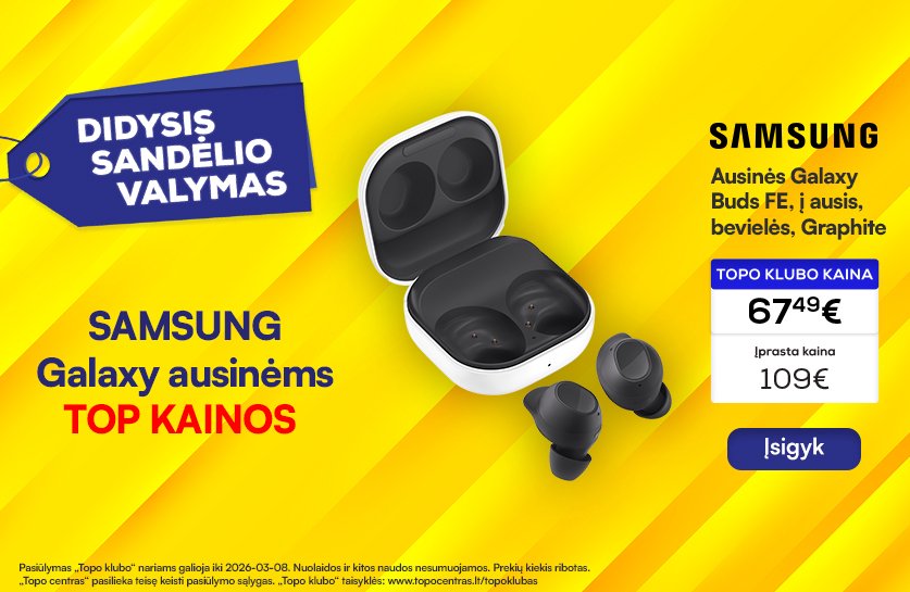 SAMSUNG ausinėms TOP kainos!